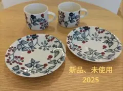 【150周年限定】新品シール付き　アラビア　ルノ　フロストベリー　食器5点セット 150周年限定】新品シール付き アラビア ルノ フロストベリー 食器5点