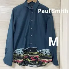 Paul Smith ポールスミス　シャツ　メンズ　M ブルー　長袖