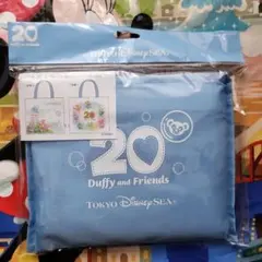 ディズニー ダッフィー ハートフェルトレターズ ショッピングバッグ