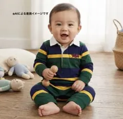 ラルフローレン カバーオール ベビー服 RalphLauren 長袖 70