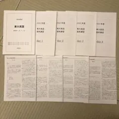 鉄緑会　直前演習　東大英語