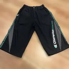 Champion チャンピオンをブラック ハーフパンツ 裏メッシュ 子供服140