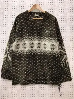 NEWPORT カナダ製 US古着 ノルディック雪柄 フリースプルオーバーJKT
