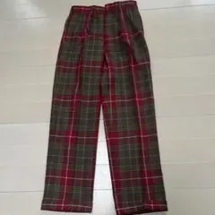 CH IPP C LUB 赤と緑のチェック柄 スラックス