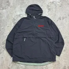 ね*7様 L.L.Bean　アノラックパーカー　ハーフジップ　L　グレー系　無地