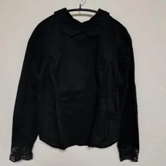 【美品】コムコム コムデギャルソン ラッフルブラウス　黒 カットソー M 2025年最新】コムデギャルソン ブラウスの人気アイテム - メルカリ