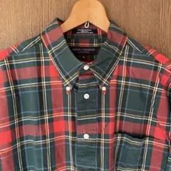 DANIEL CREMIEUX チェック柄BDシャツ Lサイズ