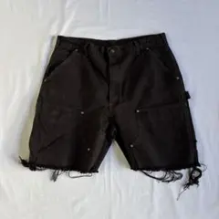 USA製 Carhartt ダブルニーカットオフショーツ カーハート