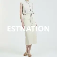 ESTNATION エストネーション　ダブルクロスタイトスカートのサムネイル