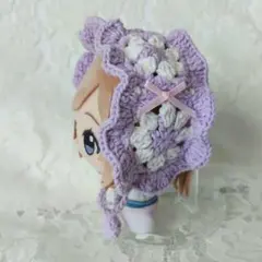 ぬい服 ヘッドドレス〈白×紫×ピンク×オレンジ×赤〉ちびぐるみ にじまる