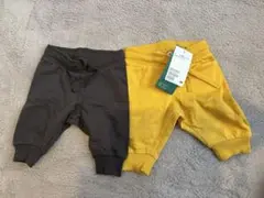 H&M オーガニックコットンズボン　2枚セット