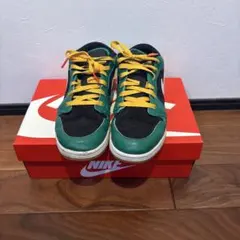 NIKE air jordan 1 low スニーカー グリーン ブラックのサムネイル