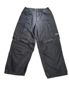 GU x UNDERCOVER 2WAY カーゴパンツ ブラック M