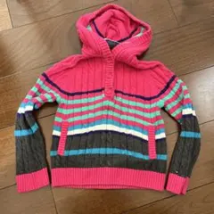美品　TOMMY HILFIGER 5T ニットパーカー　女の子