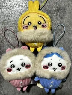 ちいかわ フッサフサでコーデュロイなパジャマ マスコット 全3種セット