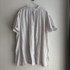 【美品】SUNVALLEY 半袖リネンチュニック　Mのサムネイル