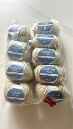 Washable Wool ベージュ 9個入り