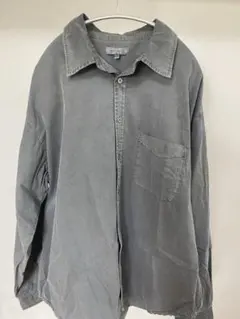 美品 Rocky Monroe ピグメント長袖シャツ グレー Lのサムネイル