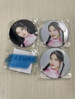 KAZUHA 缶バッジ・キーホルダー カズハ LE SSERAFIM