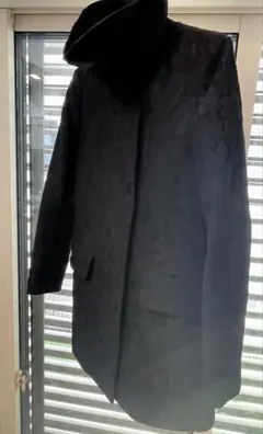 ジルスチュアート　ジャガードコート/ジャケット黒S