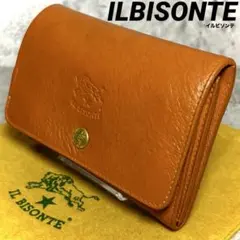【人気品！】イルビゾンテ ILBISONTE コンパクトミニ財布 ヤキヌメ 本革のサムネイル