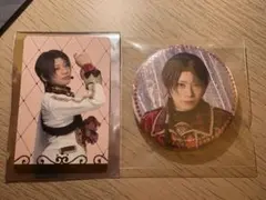 刀剣乱舞ミュージカル　加州清光　目出度歌誉花舞バッジ　10th衣装展カード