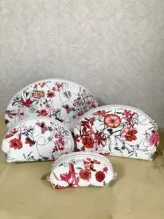 お値下げしました！花柄ポーチセット 4点