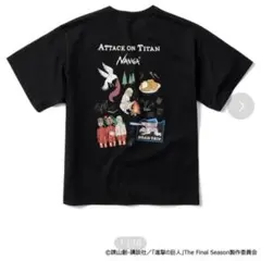 Attack on Titan Nanga Tシャツ ブラック