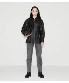 azul by moussy レザーシャツ