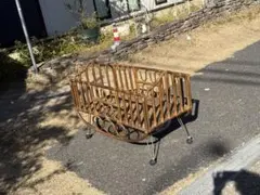 ヴィンテージ 古いリヤカー オブジェ 昭和レトロ アンティーク - メルカリ