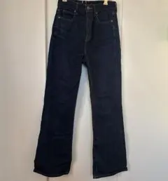 UNIQLO スリムフレアジーンズ23(58.5)