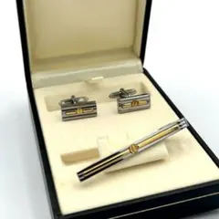 未使用】ダンヒル dunhill タイピン カフス こ23のサムネイル