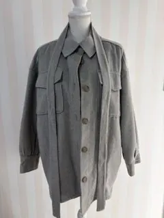 グレーコートジャケット