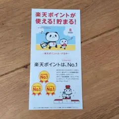 新品　楽天ポイントカード　パンダ