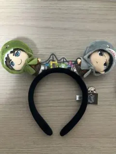 進撃の巨人 リヴァイ エレン USJ ユニバ限定 ぬいぐるみカチューシャ USJ 進撃の巨人 カチューシャ リヴァイ・エレン - メルカリ