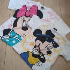 BABYDOLL ディズニー Tシャツ 90cm 130cm　姉弟お揃い