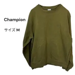 Champion チャンピオン（M）トレーナー クルーネックスウェット カーキ