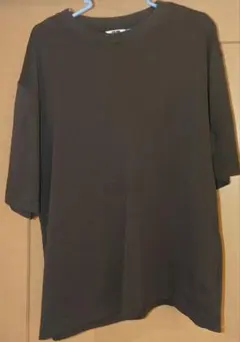UNIQLO U　エアリズム ダークブラウン Tシャツ Lサイズ