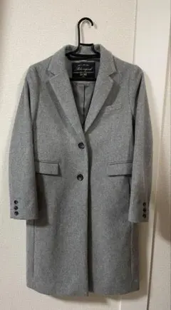 【4011】SLOBE IENA チェスターコート グレー 36