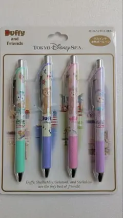 東京ディズニーシー限定 ダッフィー＆フレンズ　ボールペンセット