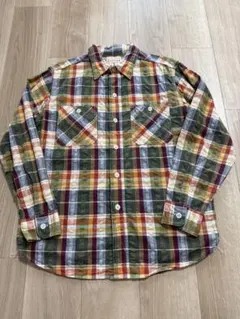 BONCOURA チェック長袖ワークシャツ　サロン　ボンクラ 36 限定別注のサムネイル