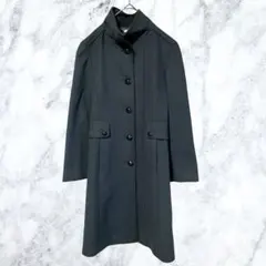 12975 ROPE 【カシミヤ×ウール】裏地キュプラ スタンドカラーコート M