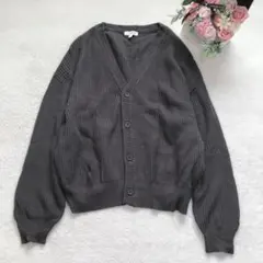 ロッキーモンロー 長袖ニットカーディガン メンズ トップス アウター シンプル