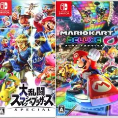 大乱闘スマッシュブラザーズ　マリオカート8デラックス　セットのサムネイル