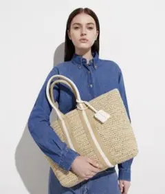 美品✨ANTEPRIMA MISTO ラフィア 2wayバッグ ショルダー紐 - メルカリ