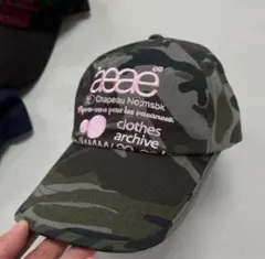 【新品未使用】aeaeキャップ 迷彩 カモフラージュ デザイン 新品タグ付き