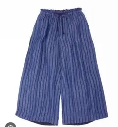 ネストローブ　リネン　ワイドパンツ