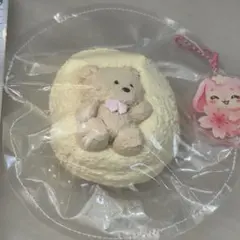 くま スクイーズ POMU LAB アクリルタグ付き