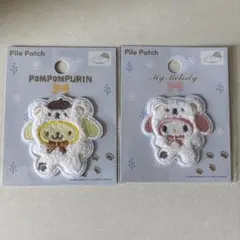 ★ サンリオキャラクターズ ワッペン　シール 刺繍ステッカー★