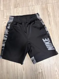 NIKE Dri-FIT ジュニアハーフパンツ ブラック グレー